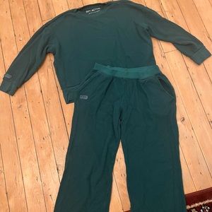 SETACTIVE Lounge set (long sleeve and capri) in Mojito